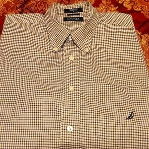 Nautica long sleeve button down shirt